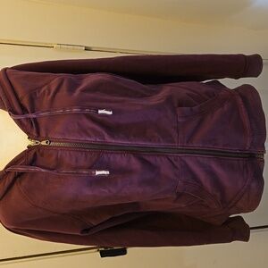 Halcyon Burgundy Hoodie Jacket
